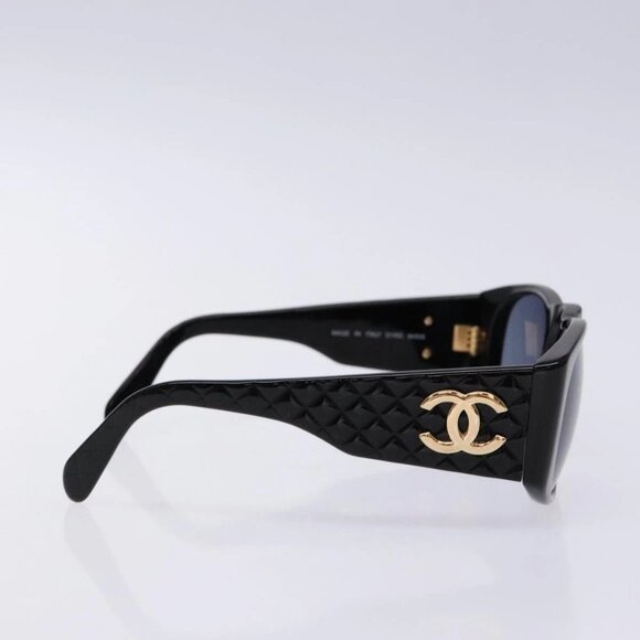CHANEL Sunglasses plastic Black CC Auth yk19120 main image 6